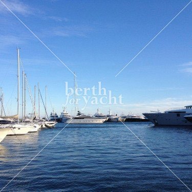Emplacement pour yacht à vendre au port Camille-Rayon-Golfe-Juan-Côte d'Azur